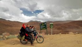 This Family from Lahore Traveled to the North on a Bike. This Family from Lahore Traveled to the North on a Bike.