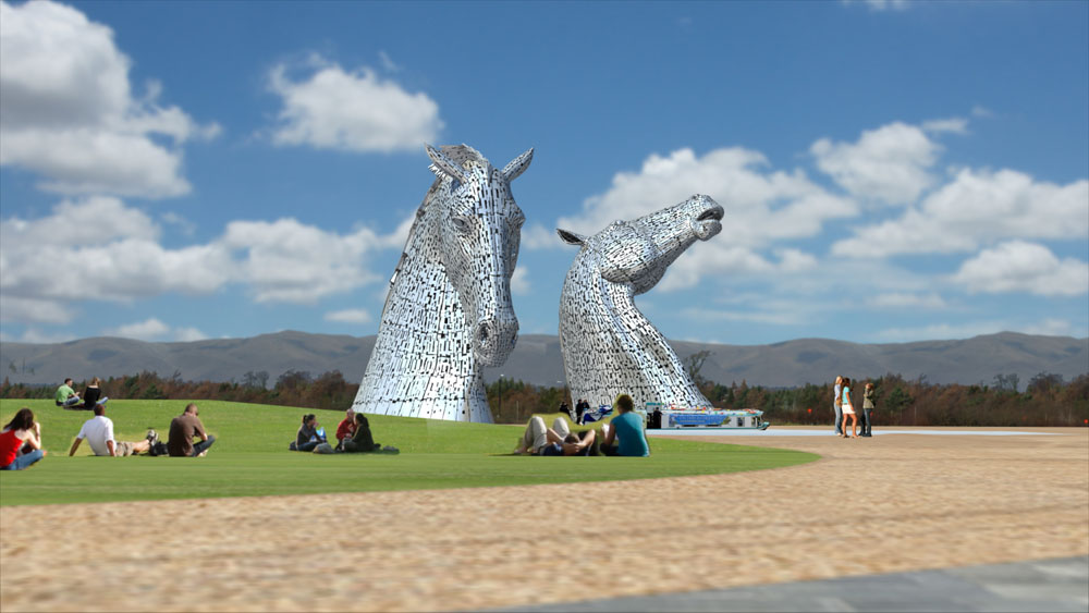 The Kelpies, The Largest Equine Sculpture (5 Photos)
