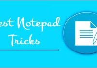 Best Notepad Tricks Probably You Never Heard of