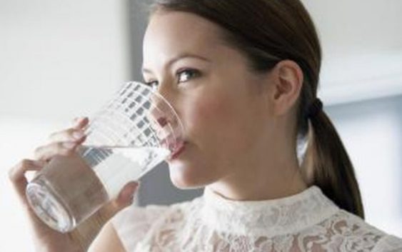 drinking water