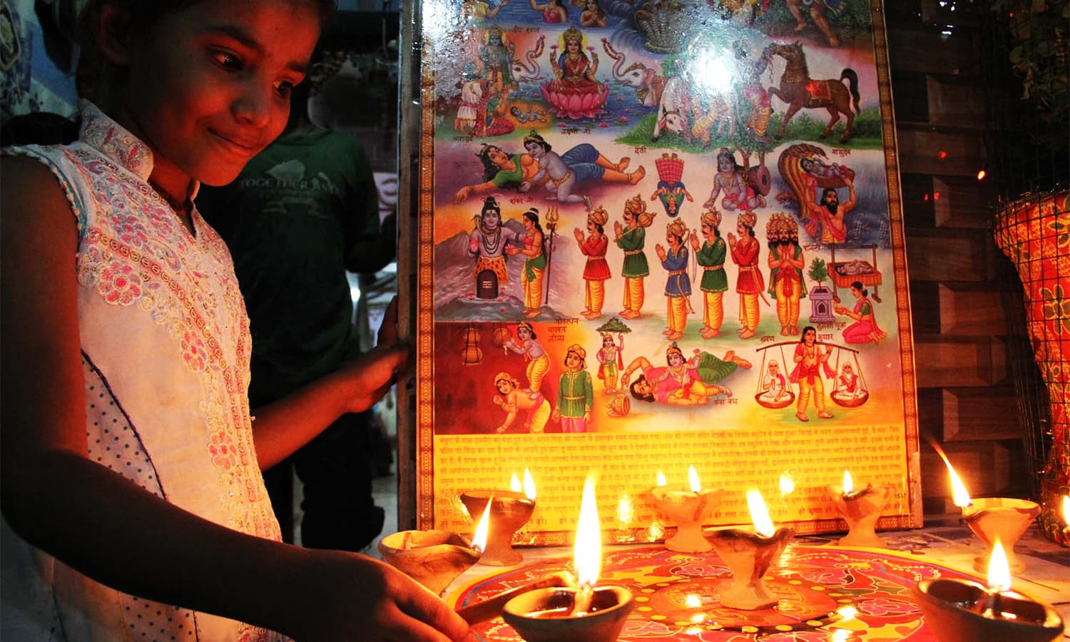 Pakistan's Hindu community celebrates Diwali, the festival of lights