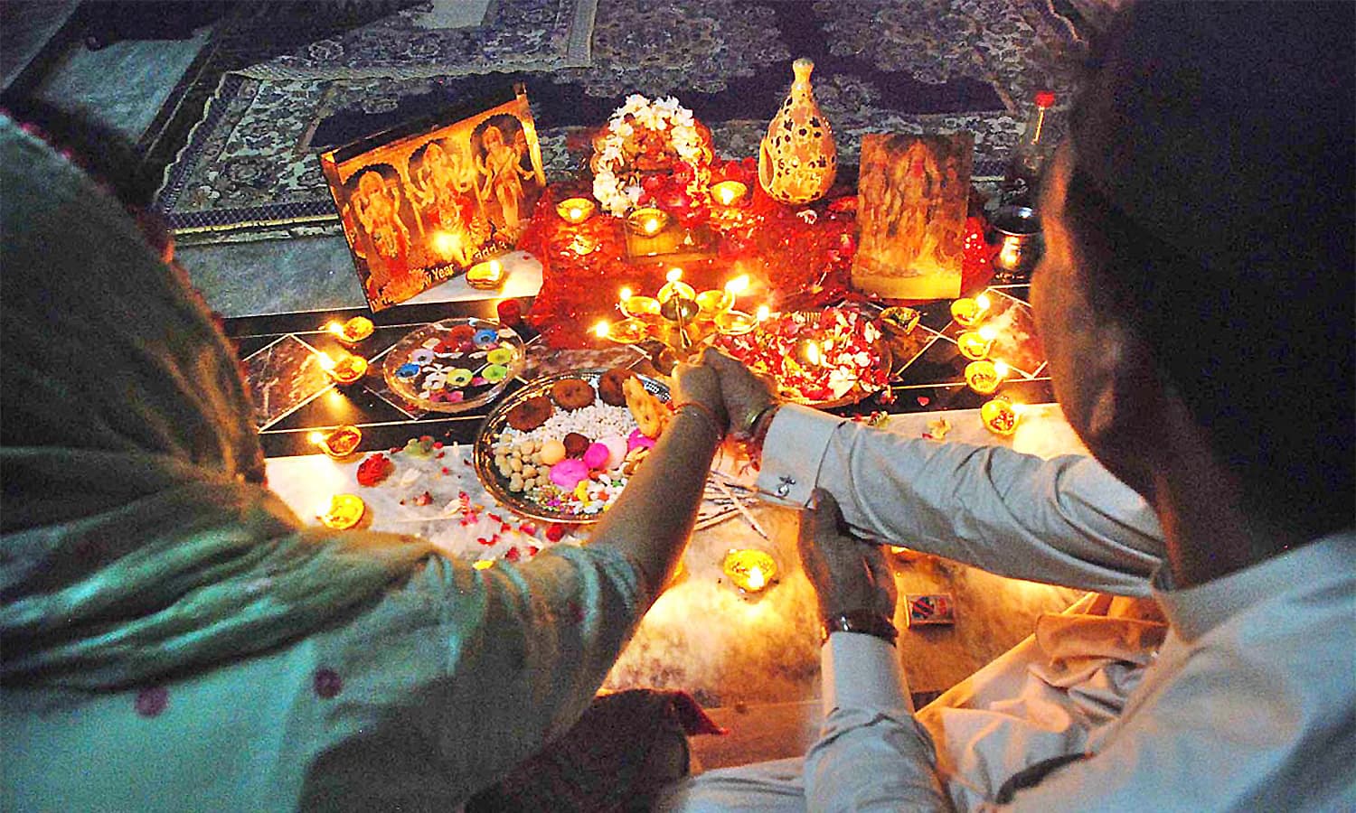 Pakistan's Hindu community celebrates Diwali, the festival of lights