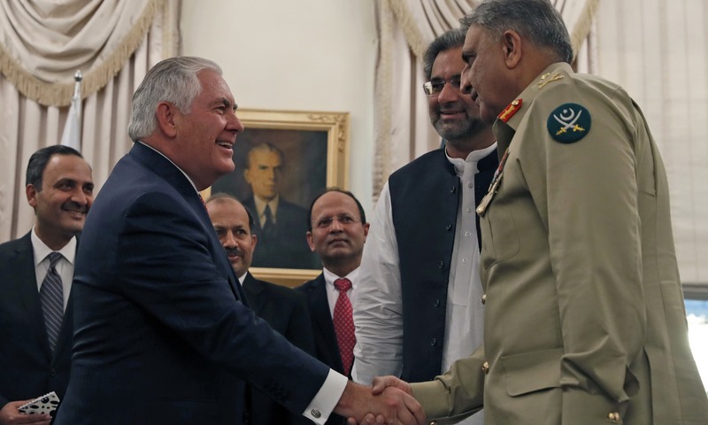 Tillerson in Pakistan with an intense message on 'safe havens' Tillerson in Pakistan with an intense message on 'safe havens'