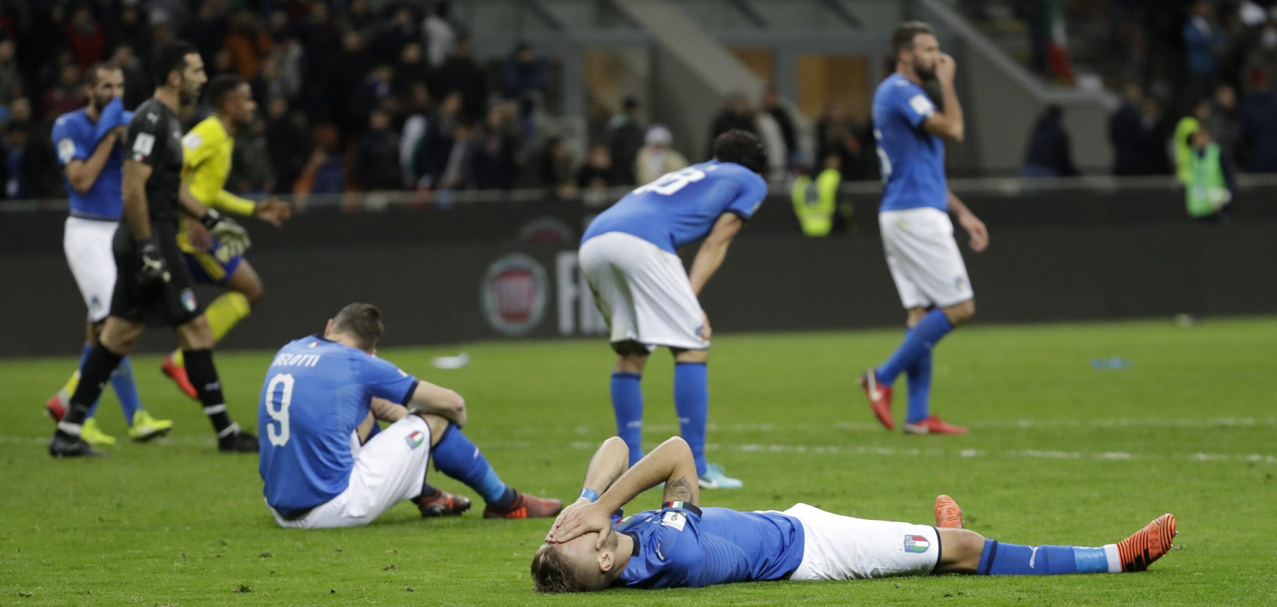 Italy have failed to qualify for the World Cup in 2018 and 2022